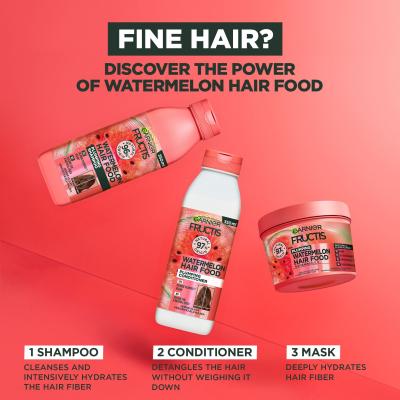 Garnier Fructis Hair Food Watermelon Plumping Conditioner Балсам за коса за жени 350 ml