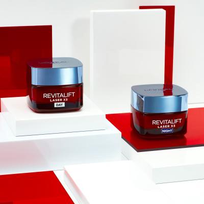 L&#039;Oréal Paris Revitalift Laser X3 Day Cream Подаръчен комплект дневен крем за лице Revitalift Laser X3 50 ml + нощен крем за лице Revitalift Laser X3 50 ml