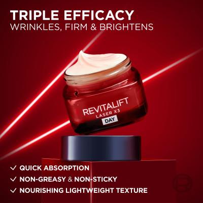 L&#039;Oréal Paris Revitalift Laser X3 Day Cream Подаръчен комплект дневен крем за лице Revitalift Laser X3 50 ml + нощен крем за лице Revitalift Laser X3 50 ml