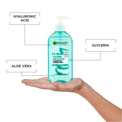 Garnier Skin Naturals Hyaluronic Aloe Gel Wash Почистващ гел за жени 200 ml