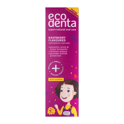 Ecodenta Super+Natural Oral Care Raspberry Паста за зъби за деца 75 ml