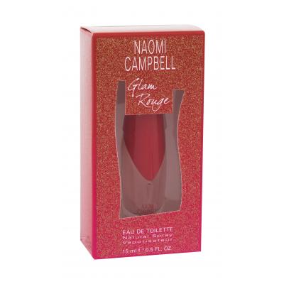 Naomi Campbell Glam Rouge Eau de Toilette за жени 15 ml