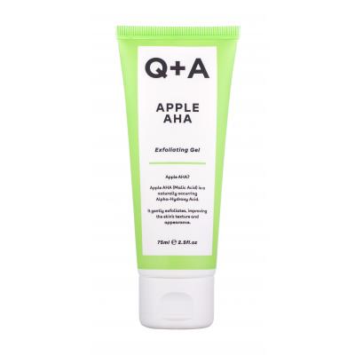 Q+A Apple AHAs Exfoliating Gel Ексфолиант за жени 75 ml