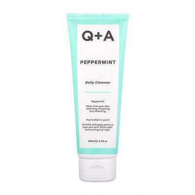 Q+A Peppermint Daily Cleanser Почистващ гел за жени 125 ml