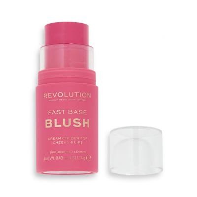 Makeup Revolution London Fast Base Blush Руж за жени 14 g Нюанс Rose