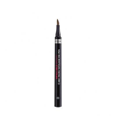 L&#039;Oréal Paris Infaillible Brows 48H Micro Tatouage Ink Pen Молив за вежди за жени 1 g Нюанс 3.0 Brunette