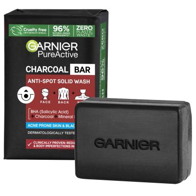 Garnier Pure Active Charcoal Bar Почистващ сапун 100 g