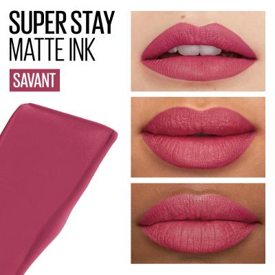 Maybelline Superstay Matte Ink Liquid Червило за жени 5 ml Нюанс 155 Savant