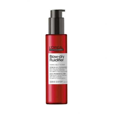 L'Oréal Professionnel Blow-Dry Fluidifier 10-In-1 Professional Cream За термична обработка на косата за жени 150 ml