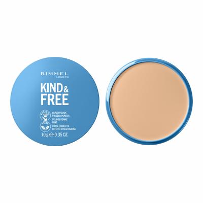 Rimmel London Kind &amp; Free Healthy Look Pressed Powder Пудра за жени 10 g Нюанс 010 Fair