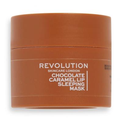 Revolution Skincare Lip Sleeping Mask Chocolate Caramel Балсам за устни за жени 10 g