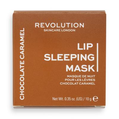 Revolution Skincare Lip Sleeping Mask Chocolate Caramel Балсам за устни за жени 10 g