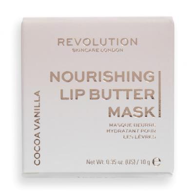 Revolution Skincare Nourishing Lip Butter Mask Cocoa Vanilla Балсам за устни за жени 10 g