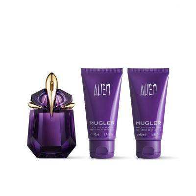 Mugler Alien SET1 Подаръчен комплект EDP 30 ml + душ мляко 50 ml + лосион за тяло 50 ml