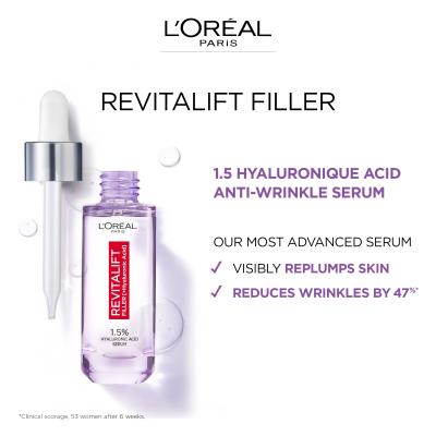 L&#039;Oréal Paris Revitalift Filler HA 1,5% Серум за лице за жени 50 ml