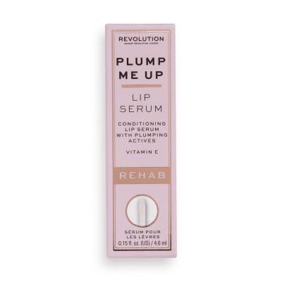 Makeup Revolution London Rehab Plump Me Up Lip Serum Масло за устни за жени 4,6 ml Нюанс Pink Glaze