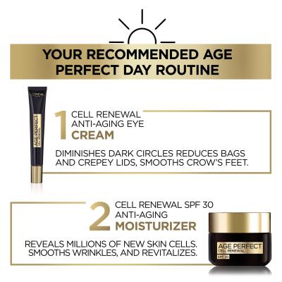 L&#039;Oréal Paris Age Perfect Cell Renew Day Cream SPF30 Дневен крем за лице за жени 50 ml