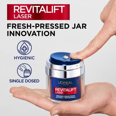 L&#039;Oréal Paris Revitalift Laser Pressed-Cream Night Нощен крем за лице за жени 50 ml