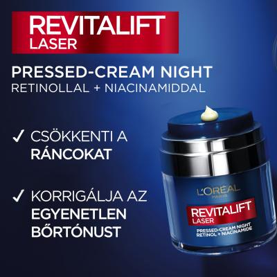 L&#039;Oréal Paris Revitalift Laser Pressed-Cream Night Нощен крем за лице за жени 50 ml