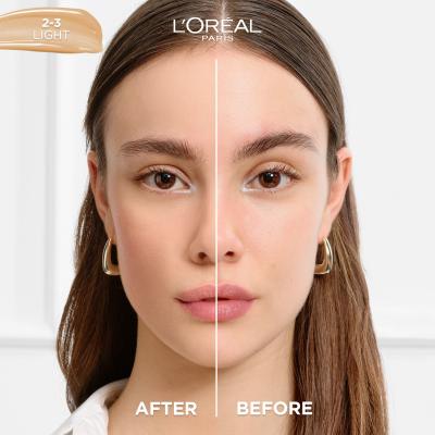 L&#039;Oréal Paris True Match Nude Plumping Tinted Serum Фон дьо тен за жени 30 ml Нюанс 2-3 Light