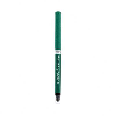 L'Oréal Paris Infaillible Grip 36H Gel Automatic Eye Liner Молив за очи за жени 1,2 g Нюанс 008 Emerald Green