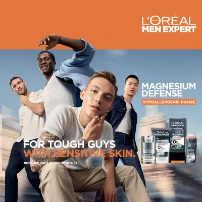 L&#039;Oréal Paris Men Expert Magnesium Defence Face Wash Почистващ гел за мъже 100 ml