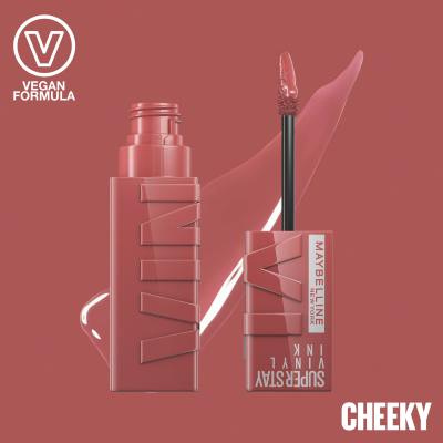 Maybelline Superstay Vinyl Ink Liquid Червило за жени 4,2 ml Нюанс 35 Cheeky