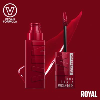 Maybelline Superstay Vinyl Ink Liquid Червило за жени 4,2 ml Нюанс 55 Royal