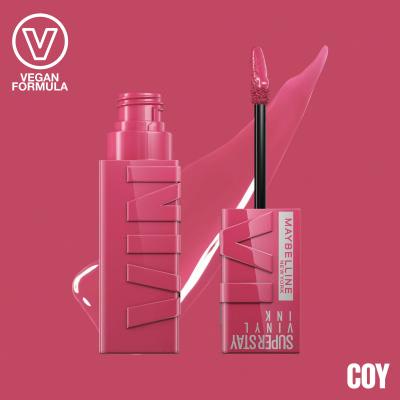 Maybelline Superstay Vinyl Ink Liquid Червило за жени 4,2 ml Нюанс 20 Coy