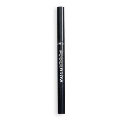 Revolution Relove Power Brow Молив за вежди за жени 0,3 g Нюанс Granite