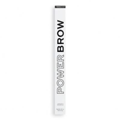 Revolution Relove Power Brow Молив за вежди за жени 0,3 g Нюанс Granite