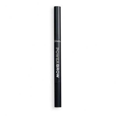 Revolution Relove Power Brow Молив за вежди за жени 0,3 g Нюанс Brown