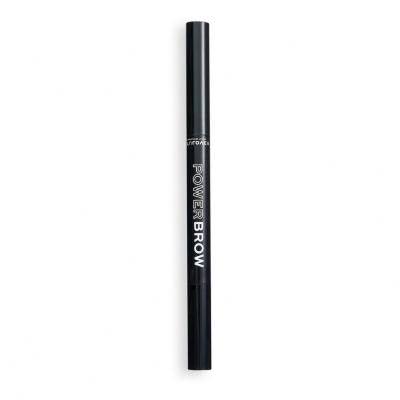 Revolution Relove Power Brow Молив за вежди за жени 0,3 g Нюанс Dark Brown