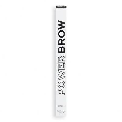 Revolution Relove Power Brow Молив за вежди за жени 0,3 g Нюанс Dark Brown