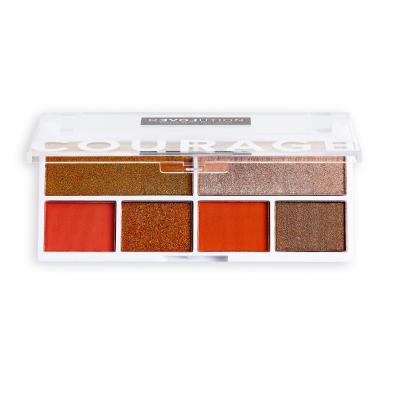 Revolution Relove Colour Play Shadow Palette Сенки за очи за жени 5,2 g Нюанс Courage