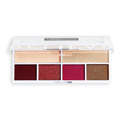 Revolution Relove Colour Play Shadow Palette Сенки за очи за жени 5,2 g Нюанс Believe