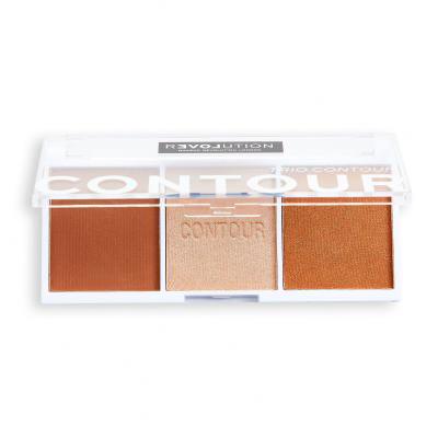 Revolution Relove Colour Play Contour Trio Контурираща палитра за жени 6 g Нюанс Baked Sugar