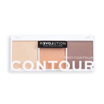 Revolution Relove Colour Play Contour Trio Контурираща палитра за жени 6 g Нюанс Bronze Sugar