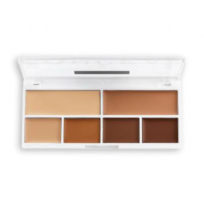 Revolution Relove Conceal Me Concealer &amp; Contour Palette Контурираща палитра за жени 11,2 g Нюанс Medium