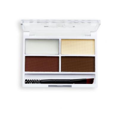 Revolution Relove Colour Cult Brows Комплекти и палитри за вежди за жени 3,2 g Нюанс Dark