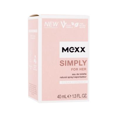 Mexx Simply Eau de Toilette за жени 40 ml увредена кутия