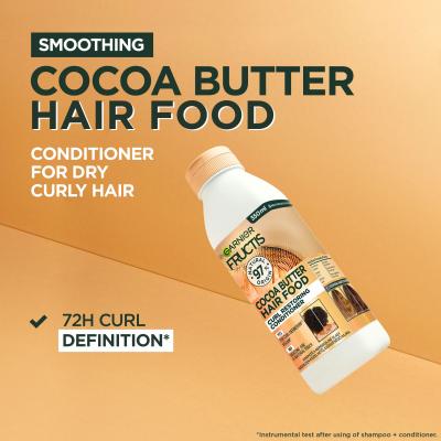 Garnier Fructis Hair Food Cocoa Butter Smoothing Conditioner Балсам за коса за жени 350 ml