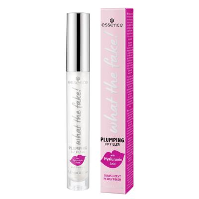 Essence What The Fake! Plumping Lip Filler Блясък за устни за жени 4,2 ml Нюанс 01 Oh my plump!