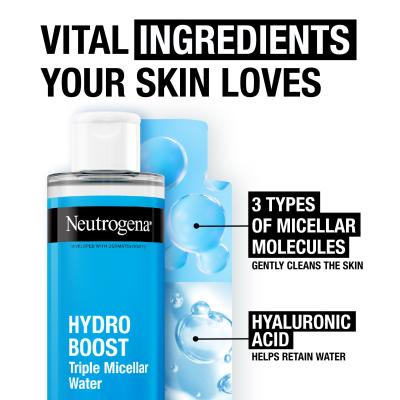 Neutrogena Hydro Boost Triple Micellar Water Мицеларна вода 400 ml