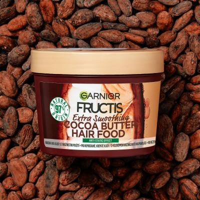 Garnier Fructis Hair Food Cocoa Butter Extra Smoothing Mask Маска за коса за жени 390 ml