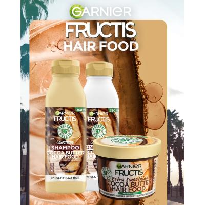 Garnier Fructis Hair Food Cocoa Butter Extra Smoothing Mask Маска за коса за жени 390 ml