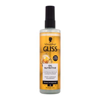 Schwarzkopf Gliss Oil Nutritive Express-Repair-Conditioner Балсам за коса за жени 200 ml