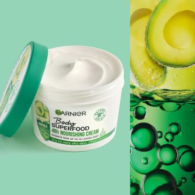 Garnier Body Superfood 48h Nourishing Cream Avocado Oil + Omega 6 Крем за тяло за жени 380 ml