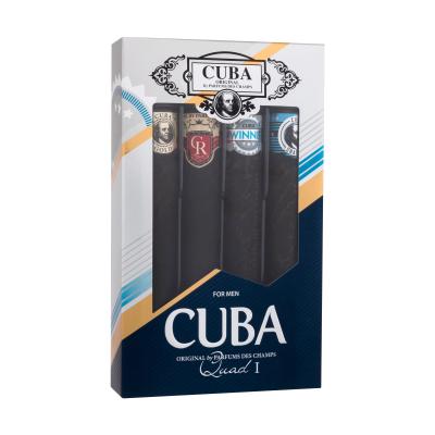 Cuba Quad I Подаръчен комплект EDT Gold 35 ml + EDT Royal 35 ml + EDT Winner 35 ml + EDT Shadow 35 ml