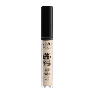 NYX Professional Makeup Can't Stop Won't Stop Contour Concealer Коректор за жени 3,5 ml Нюанс 1.5 Fair